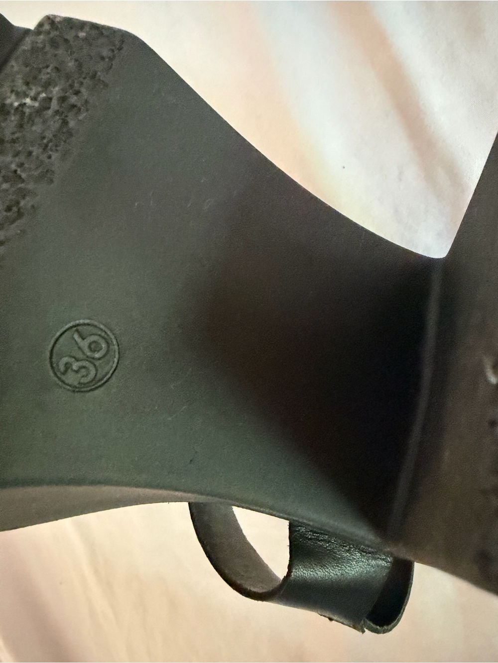 Steve Madden Black Platform Buckle Sandals - Picture 7 of 7